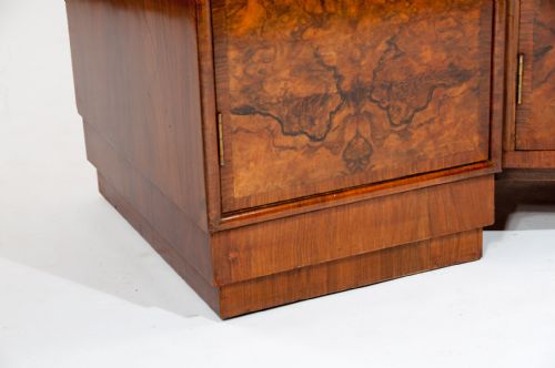 fig 3. Quality Art Deco Burr Walnut Sideboard