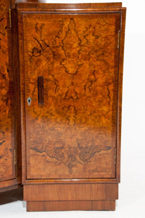 fig 8. Quality Art Deco Burr Walnut Sideboard
