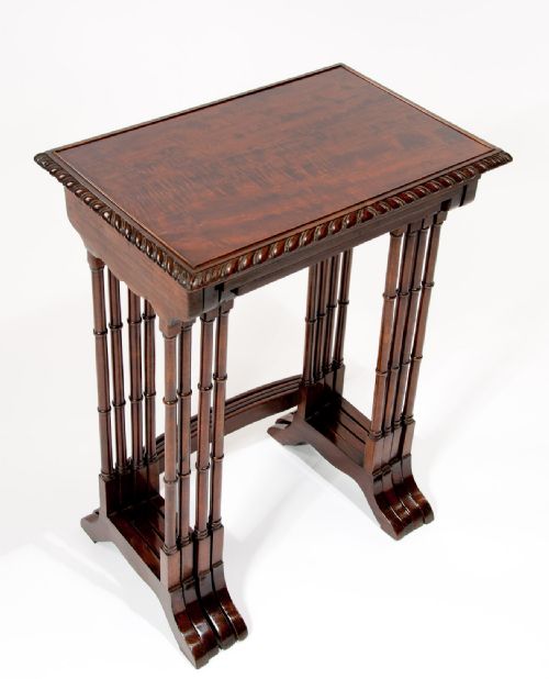 Antique Victorian Nest of Four Tables C. 1880