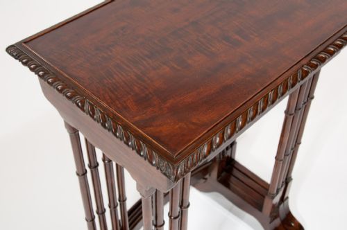 fig 6. Antique Victorian Nest of Four Tables C. 1880