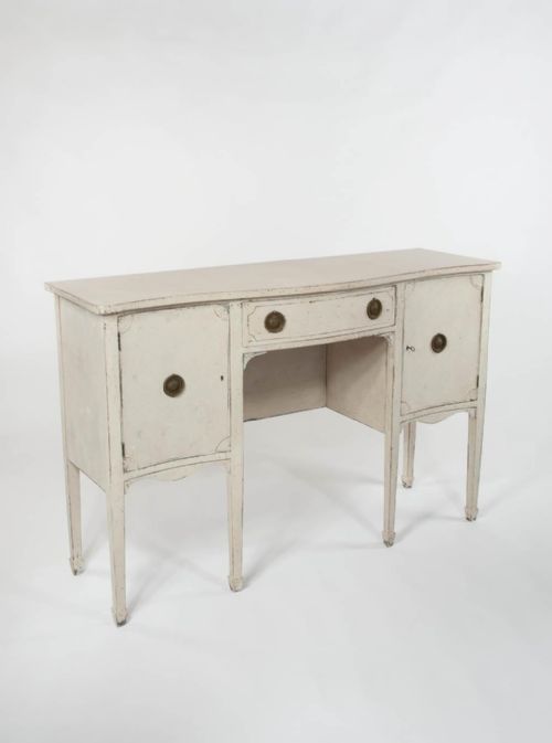 fig 1. Edwardian Painted Serpentine Sideboard