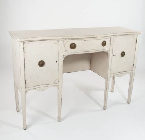 fig 2. Edwardian Painted Serpentine Sideboard