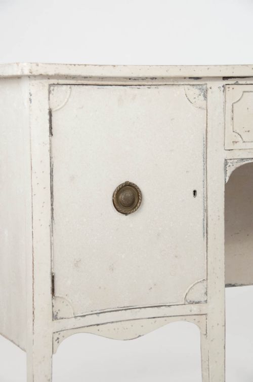 fig 4. Edwardian Painted Serpentine Sideboard