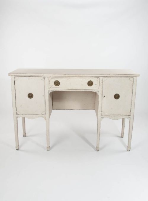 fig 6. Edwardian Painted Serpentine Sideboard