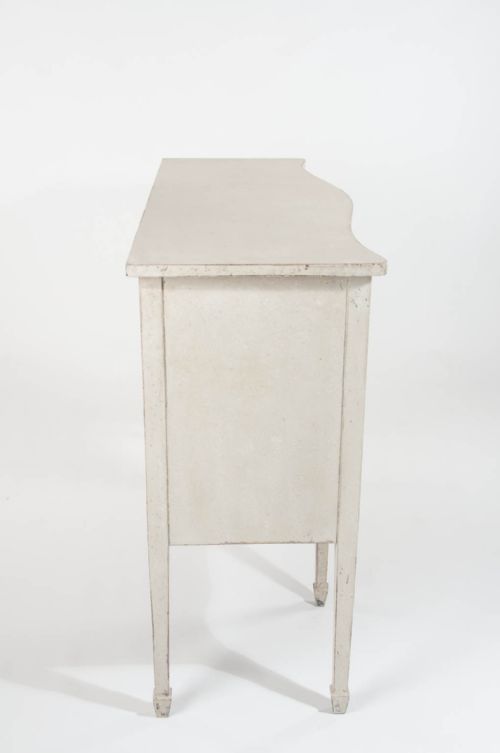 fig 9. Edwardian Painted Serpentine Sideboard