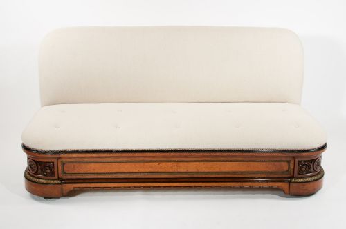 fig 7. Exceptional Quality 19th Century Walnut Sofa With Ormolu