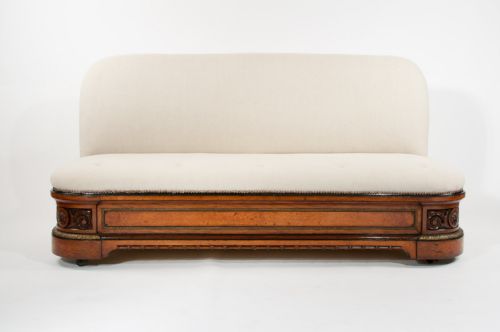 fig 8. Exceptional Quality 19th Century Walnut Sofa With Ormolu