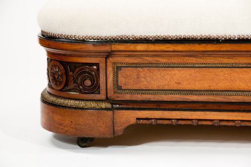 fig 9. Exceptional Quality 19th Century Walnut Sofa With Ormolu