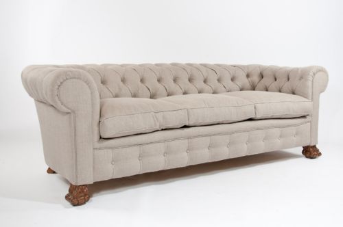 fig 1. A Wonderful 19th Century Walnut Chesterfield