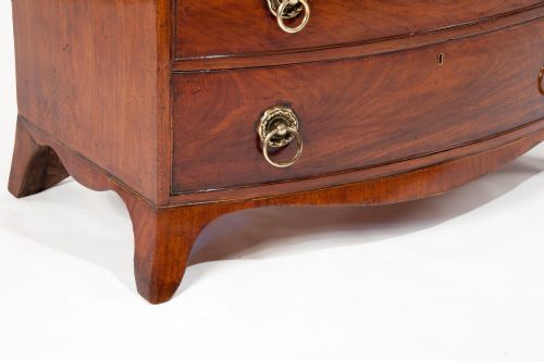 fig 5. Fine Quality Regency Bow Chest of Drawers