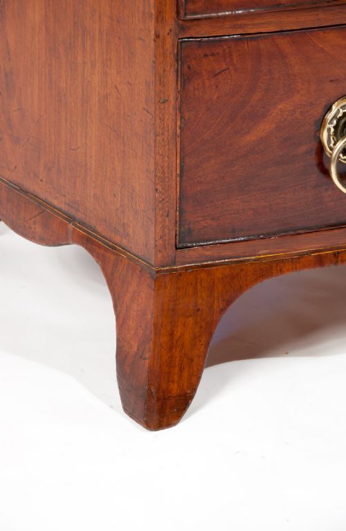 fig 4. Fine Quality Regency Bow Chest of Drawers