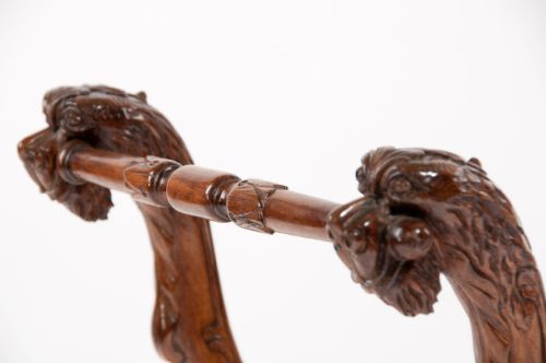 fig 4. Unusual 19th Century French Shaped Stool