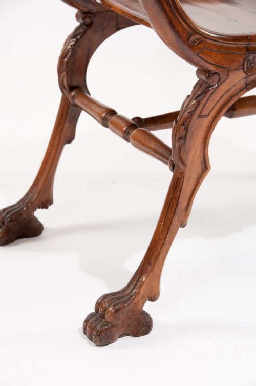 fig 6. Unusual 19th Century French Shaped Stool