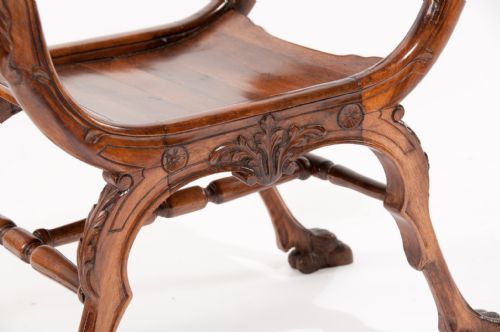 fig 7. Unusual 19th Century French Shaped Stool