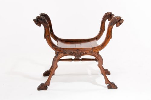 fig 9. Unusual 19th Century French Shaped Stool