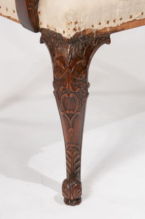 fig 3. An Extremely Well Carved 19th C Desk Chair