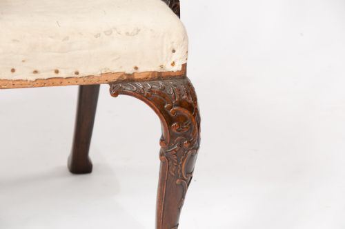 fig 7. An Extremely Well Carved 19th C Desk Chair