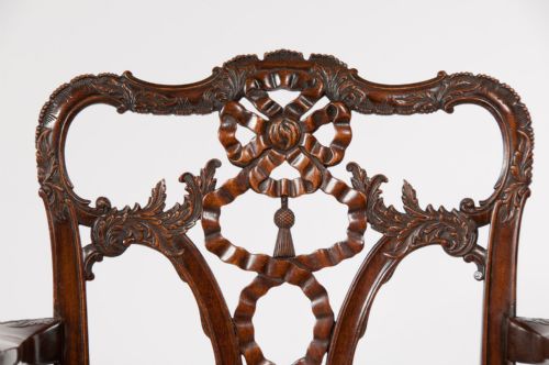 fig 9. An Extremely Well Carved 19th C Desk Chair