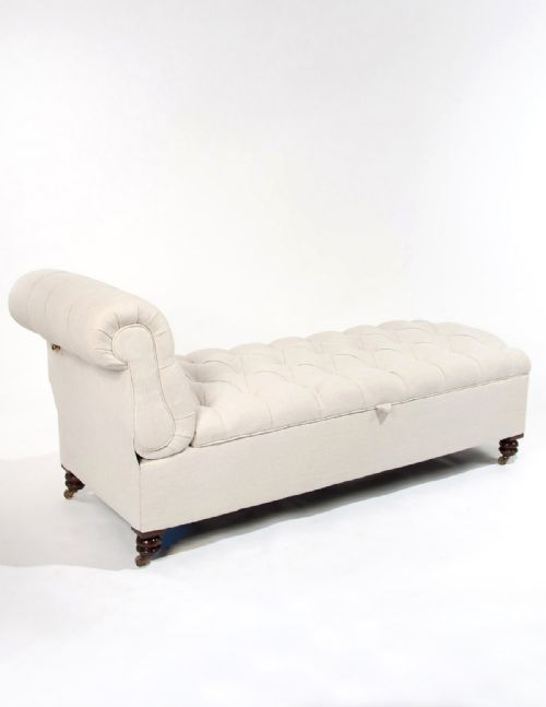 Quality Victorian Adjustable Daybed / Ottoman