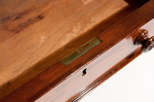 fig 5. Superb Antique Mahogany Partners Writing Table