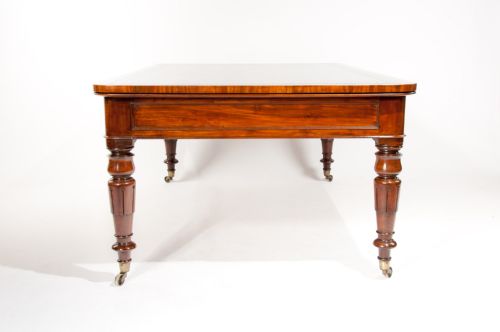 fig 7. Superb Antique Mahogany Partners Writing Table