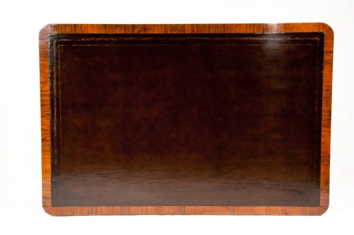 fig 12. Superb Antique Mahogany Partners Writing Table