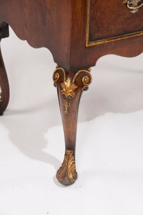 fig 6. Attractive Antique Burr Walnut Drinks Cabinet