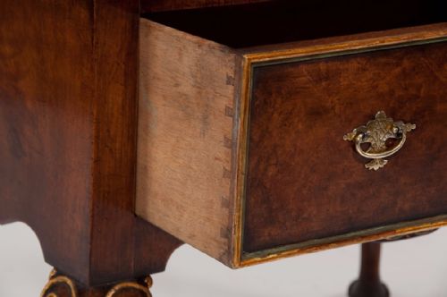 fig 7. Attractive Antique Burr Walnut Drinks Cabinet