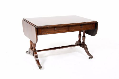fig 3. Antique Mahogany Two Drawer Coffee Sofa Table