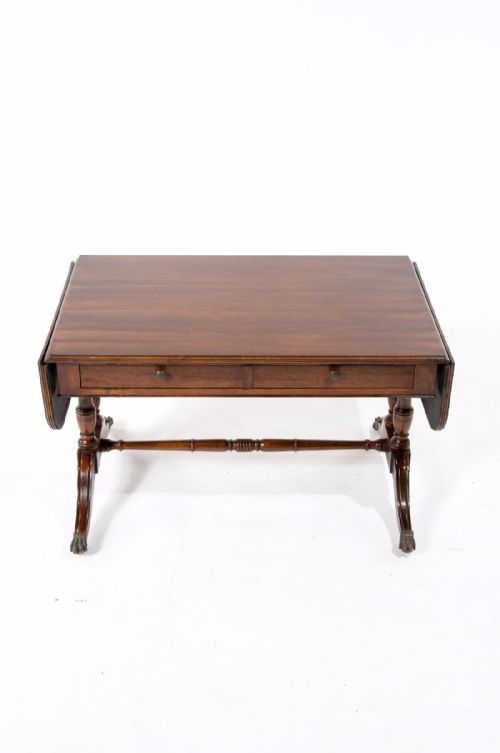 fig 5. Antique Mahogany Two Drawer Coffee Sofa Table