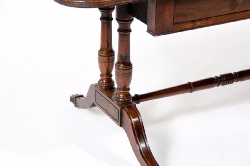 fig 9. Antique Mahogany Two Drawer Coffee Sofa Table