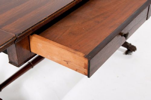 fig 10. Antique Mahogany Two Drawer Coffee Sofa Table