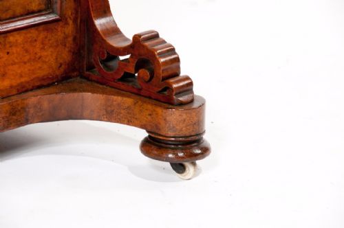 fig 1. A Wonderful Victorian Burr Walnut Davenport 