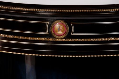 fig 4. Extremely Fine Ebonised Four Door Credenza