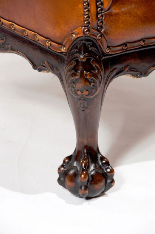 fig 2. A Wonderful Pair of Antique Leather Armchairs