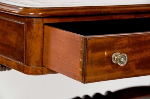 fig 6. Fine Regency Mahogany Partners Writing Table