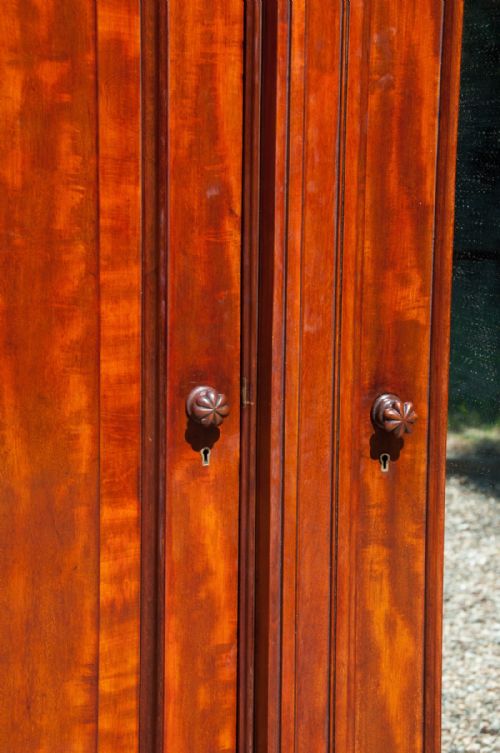 fig 8. Fine Quality Victorian Mahogany Breakfront Wardrobe
