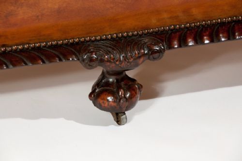 fig 3. Fine Quality Victorian Leather Couch Sofa