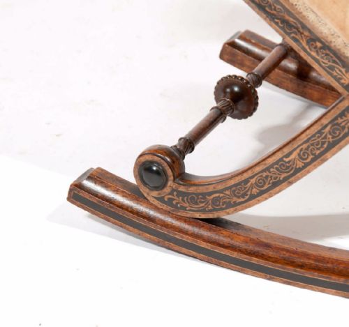 fig 5. Fine Antique Rocking Gout Stool