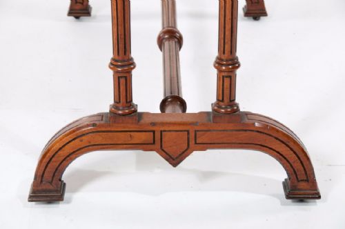 fig 10. Fine 19th Century Gillows Burr Walnut Writing Table