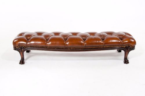 fig 6. William IV Rosewood Leathered Footstool
