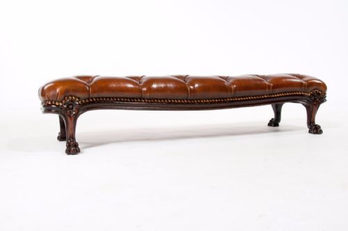 fig 9. William IV Rosewood Leathered Footstool