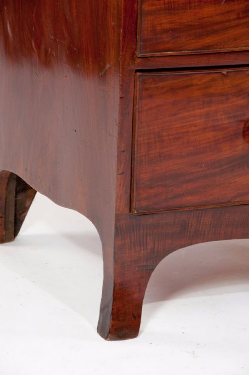 fig 5. George III Mahogany Bow Chest of Drawers