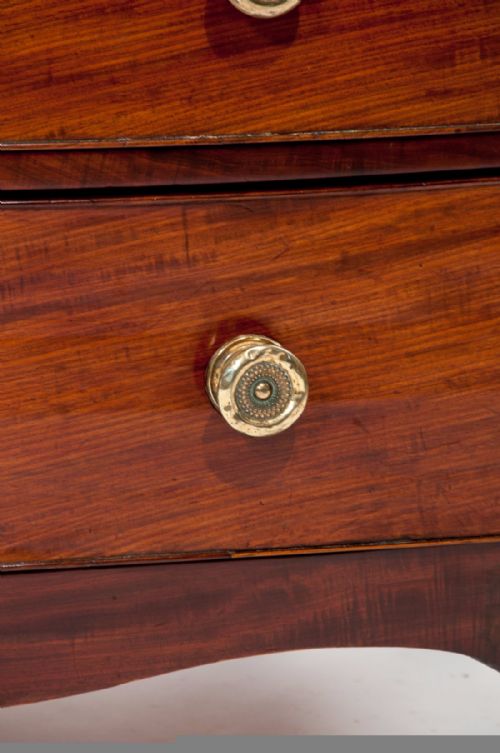 fig 9. George III Mahogany Bow Chest of Drawers