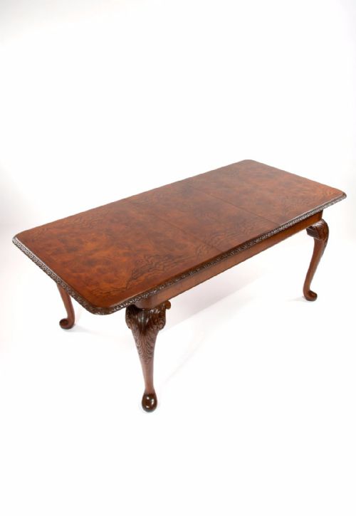 fig 2. A Quality Walnut Dining Table and 8 Chair Set