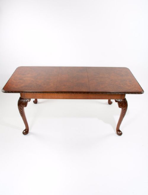 fig 9. A Quality Walnut Dining Table and 8 Chair Set