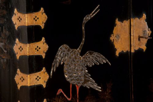 fig 6. Magnificent 17th Century Japanned Collectors Cabinet On Stand