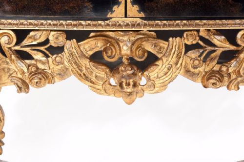 fig 10. Magnificent 17th Century Japanned Collectors Cabinet On Stand