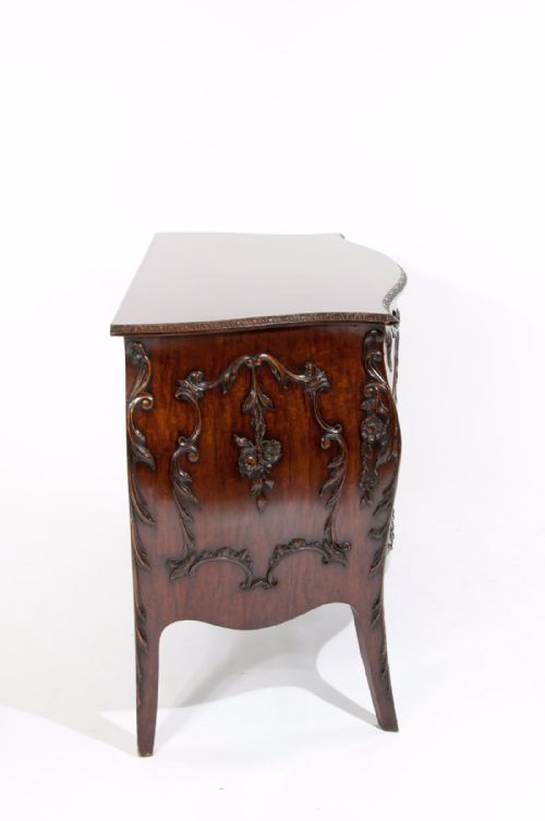 fig 8. EXQUISITE 19TH CENTURY CARVED BOMBE CABINET