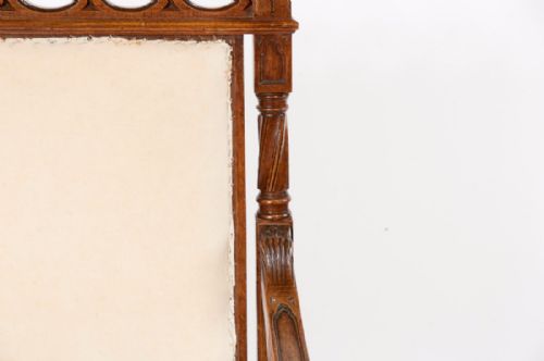 fig 8. Fine Pair of Antique Walnut Gothic Armchairs